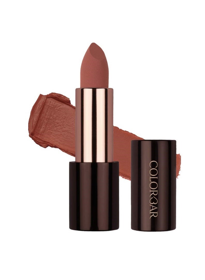 Colorbar Matte Lipcolor, Rust, 3.5 g | Lightweight formulation| Luxurious matte finish| Long-lasting, smudge-proof, and transfer-proof - Image 2